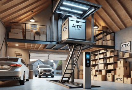 Attic storage lift solutions